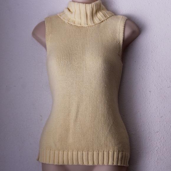 Behar New York Yellow Turtleneck - Picture 1 of 3